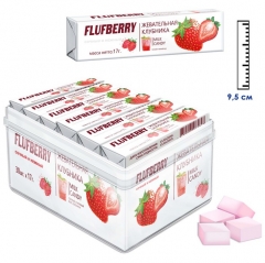 Жевательная конфета Flufberry со вкусом клубники (Китай) 17г