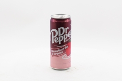 Напиток б/а газ. Dr.Pepper STRAWBERRIES & CREAM (Польша) 330мл ж/б